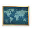 «Slate World Map II», reproduction d'impression sur toile-51145396-51145404