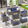 5-Person Outdoor Seating Group With Fire Pit Table
