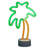 Tropical Palm Tree 11.8" LED Neon Sign