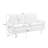70'' Velvet Sofa-903016206