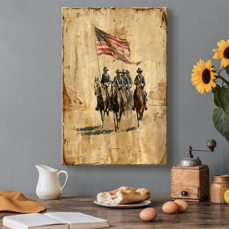 Toile tendue Riders of the Republic - prête à être accrochée, 12X18