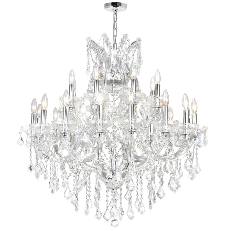 Astoria Grand Orr 25 - Light Dimmable Tiered Chandelier | Wayfair