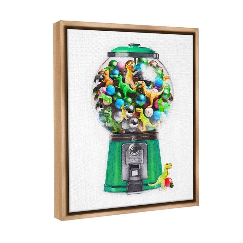 «Dinosaur Candy Distributeur» par Amanda Greenwood sur, Brun, H 21 po x l 17 po