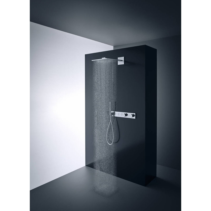 Starck Full Low Flow Shower Head, Chrome, 2.5 GPM