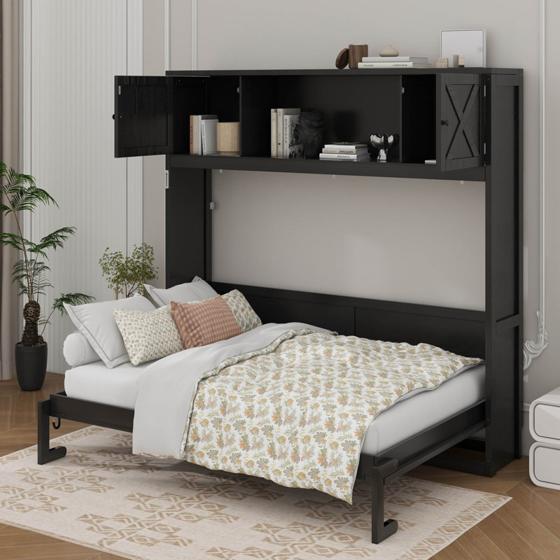 Full Murphy Bed With Cabinets
