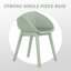 Holiday - Ensemble de 2 chaises longues modernes - Plastique PP intérieur / extérieur toutes saisons, léger pour patio, plage, salon-2142619114