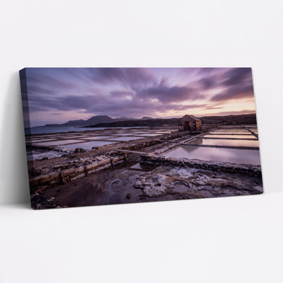 Art mural sur toile, "Salt Pans"