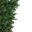 Arbre de Noël artificiel vert pré-éclairé à l'envers avec lumières claires-105460171
