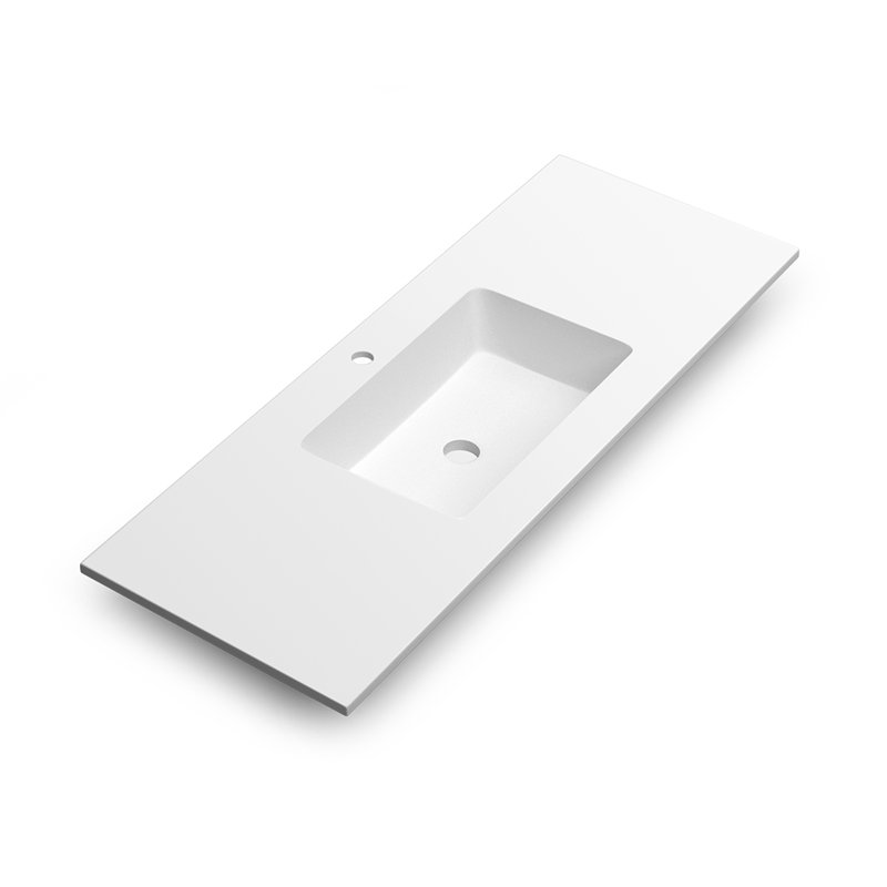 DAX Mara 18.1'' Matte White Bathroom Sink