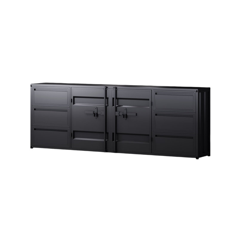 Sideboard, Black, 35.43" H x 70.86" W x 15.74" D