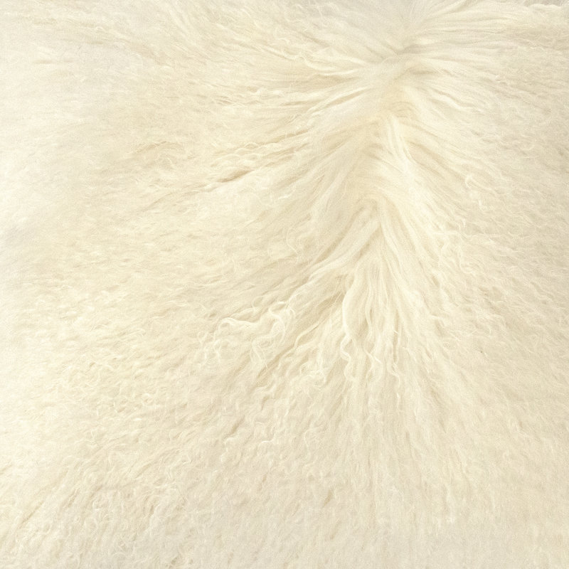 Reversible Throw Pillow, Ivory