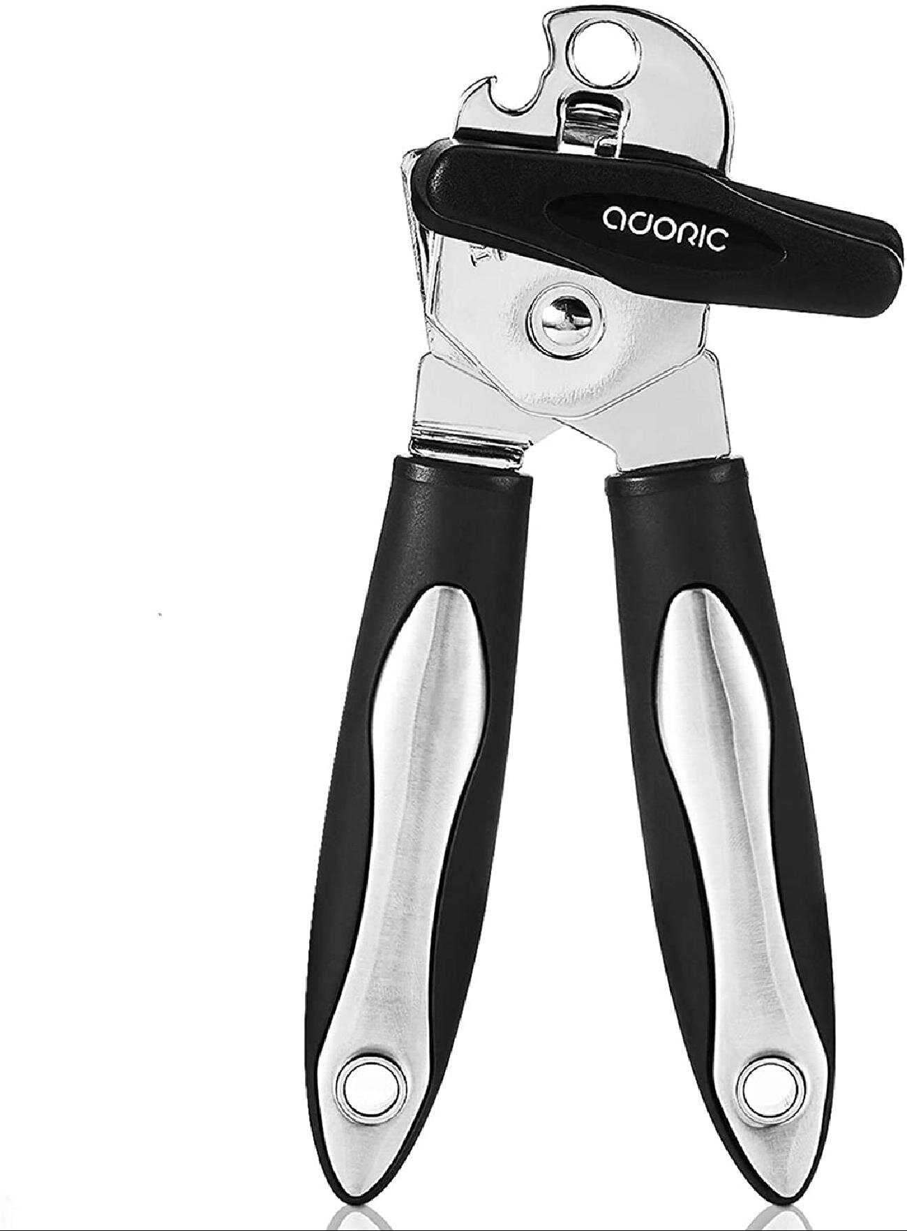 Zulay Kitchen Soft Edge Can Opener With Stainless Steel Blades and