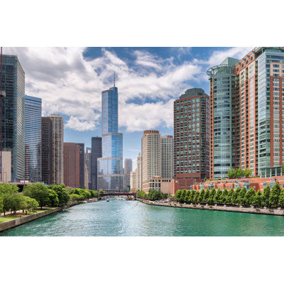 Chicago Skyline - Wrapped Canvas Print