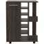 Chariot-bar Tennessee, une armoire avec une division, six casiers pour boissons alcoolisées, deux tablettes-128970407-128970405