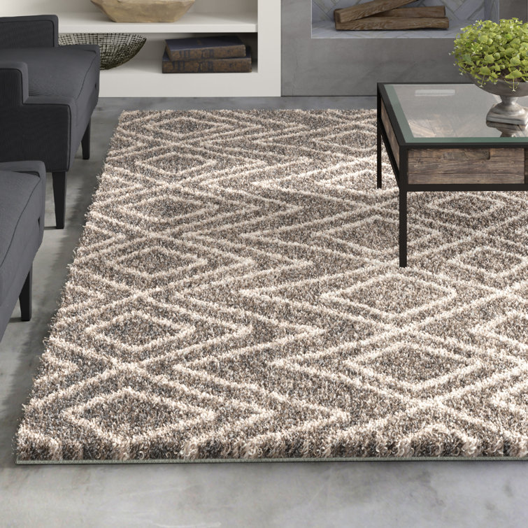Adessa Shag Performance Geometric Rug