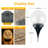 30 LED Low Voltage Solar Garden Lights Integrated LED Solar Powered Lights for Garden Patio Halloween Decor-74909523