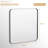 Cozy Design Tempered Glass Framed Wall-Mounted Bathroom Vanity Mirror-102799393-102799395-102799380
