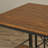 Keamber Rectangular with Iron Base Dining Table