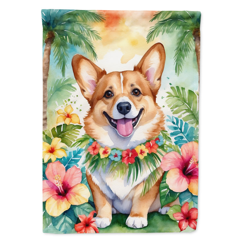 Drapeau pour animal à double face H 40 po x l 28 po