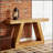 Rustic Farmhouse Storage Console Table With Decorative Accent,  For Adding Warmth And Functionality To Any Living Space.-1940507032