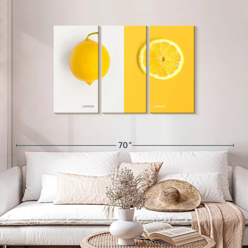Yarlin Lemon, 28" H x 45" W