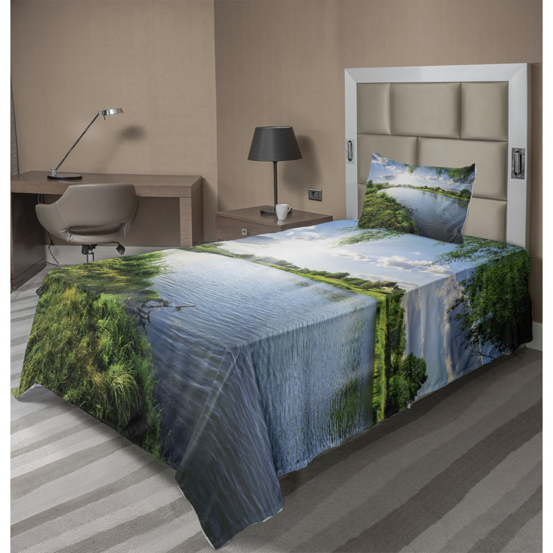 Microfiber Sheet Set, Twin Sheet Set + Fitted Sheet + 1 Pillowcase