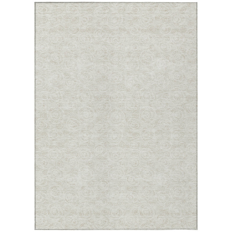 Faunce Washable Geometric Indoor / Outdoor Rug, Rectangle 8' x 10'