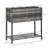 Raised Garden Bed, Elevated Planter Box With Rattan Wicker Look, Tool Storage Shelf, Portable Design For Herbs, Vegetables, Flowers, Gray-754645759