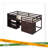 Twin Size Low Loft Bed With Rolling Desk, Shelf And Drawers-738132463