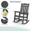Chaise Adirondack berçante en plastique Anick-1357277757