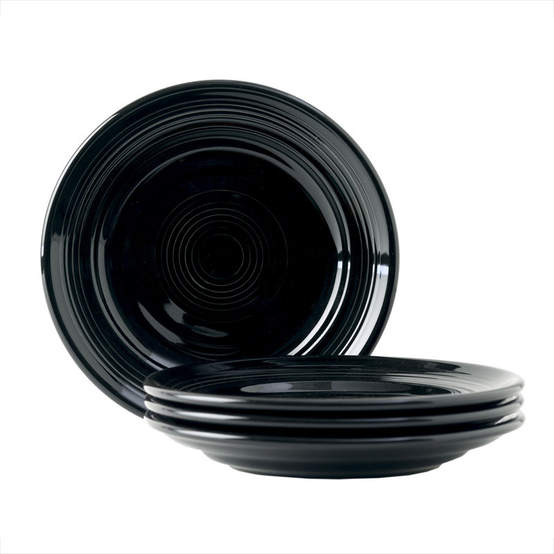 Assiette à hors-d'œuvre 7,5 po Arsène, Noir