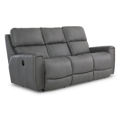 Apollo Leather Match Manual Reclining Sofa