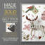 Reindeer Wishes Collection B, reproduction encadrée - bois massif-417550499-417550492