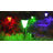 Huotian Solar Outdoor LED Garden Lights,Waterproof,Warm White OR Gradient Color(Set Of 2)