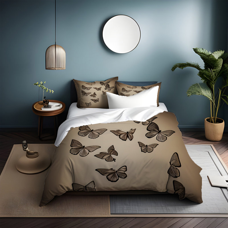Polyester Animal Print Duvet Cover, King Duvet Cover + 2 King Shams