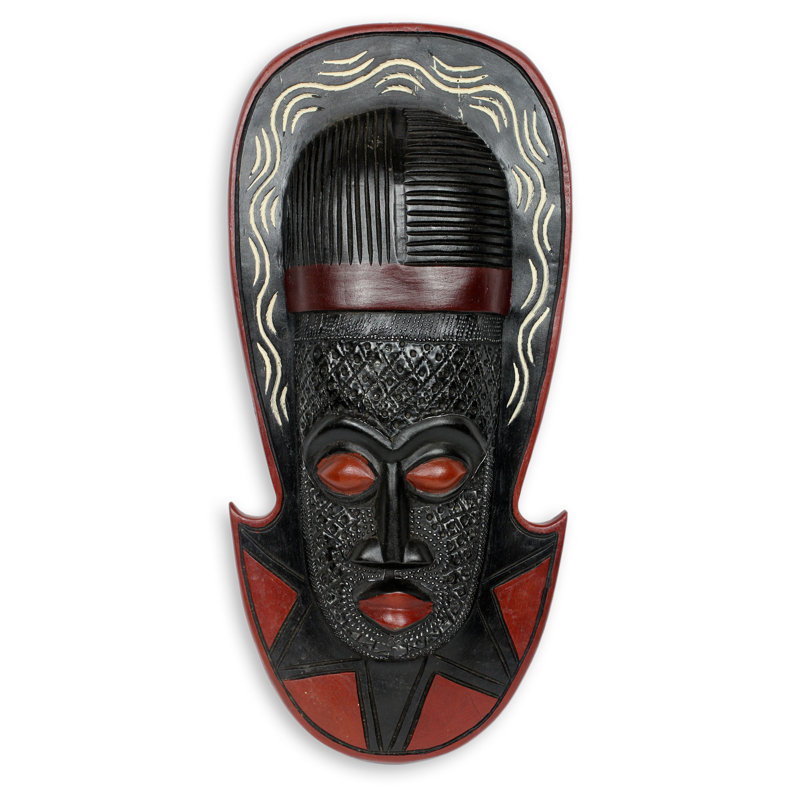 Décoration murale sculpted west masked
