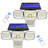 Solar Outdoor Motion Sensor Security Lights 144LED 3 Modes Waterproof with Remote Control