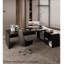 Bureau en bois massif en L massif avec armoire latérale Modern Minimalist-119044466-110480445