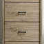 Commode 4 tiroirs, l 32 po avec poignées noires-247156636