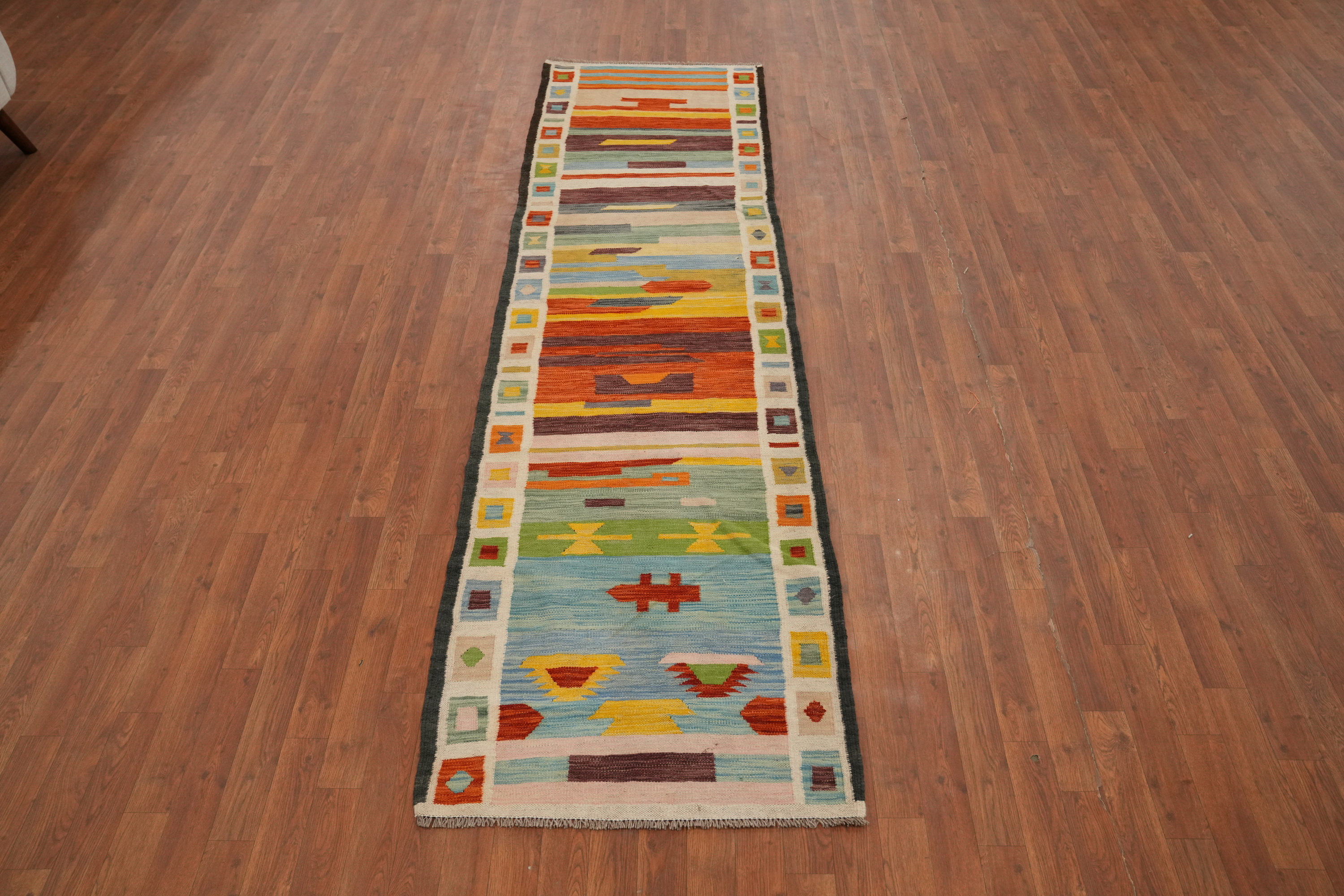 Country Style Runner Rug Foundry Select Vibrant Southwestern Gabbeh Style Runner Rug 3x10 with ...