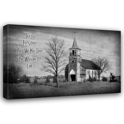  Jacobs, Billy Gallery Wrapped Canvas Art Titled: Let Us be Silent