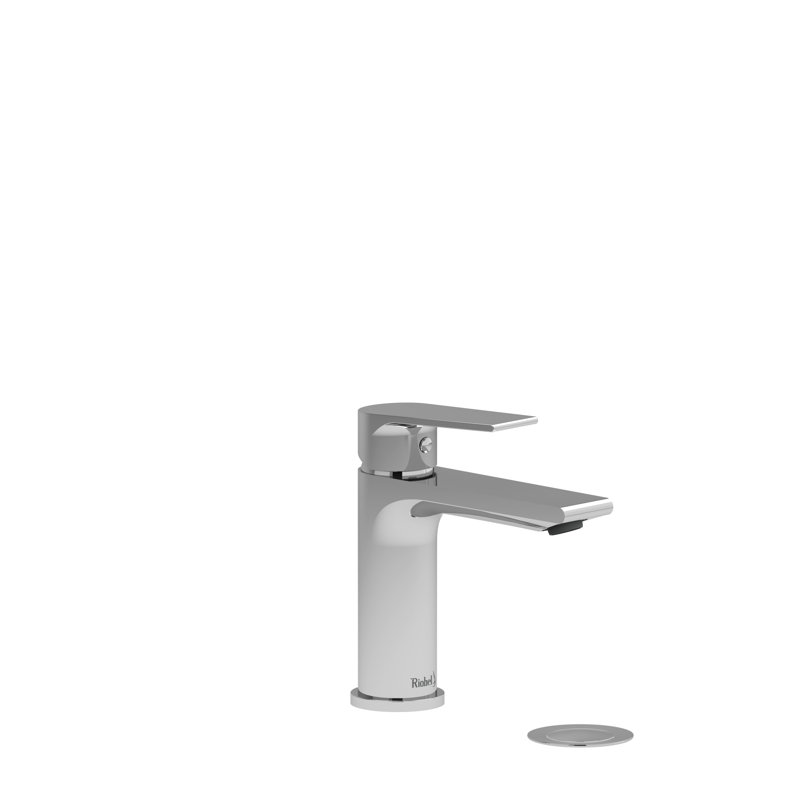 Modern Black Brass Single Hole Bathroom Faucet