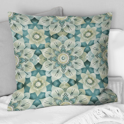 Coussin Blue Boho Florals I - Boho