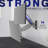 Pneumatic Arm Single Monitor Wall Mount