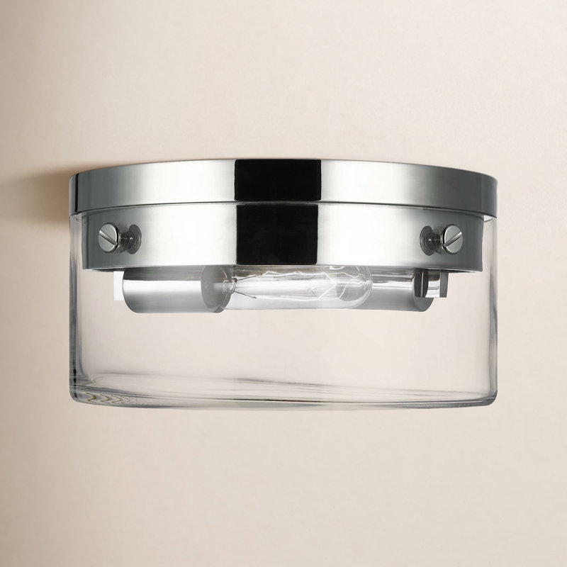 Garrett 2 - Light Flush Mount, Polished Nickel