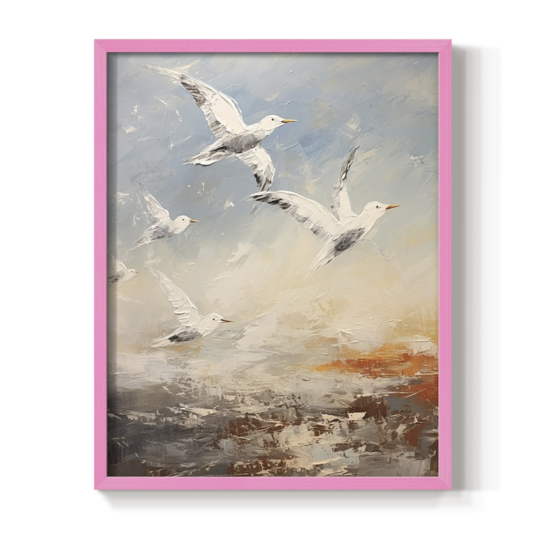 " NAUTICAL Series CDXCV ", Pink, 15" H x 12" W