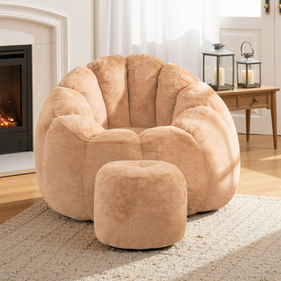 Fauteuil à billes avec coussin de compression 40 po Compression
