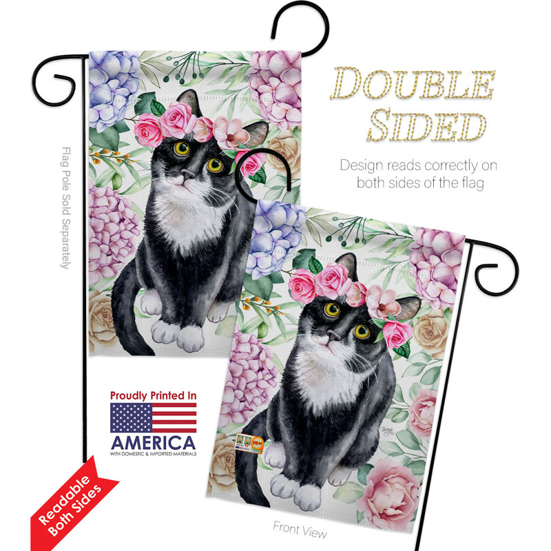 Double Sided 18.5'' H x 13'' W Polyester Animal Garden Flag