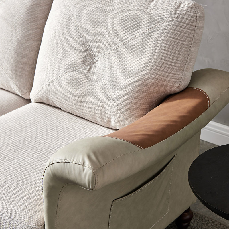 Canapé modulaire 2 + 3, Tissu beige