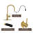 Pull Down Kitchen Faucet with Single Handle and Deck Plate-70944582